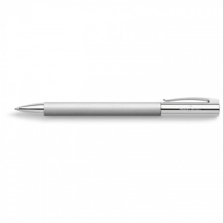 Ambition Stainless Steel Twist Ballpoint Pen, Silver